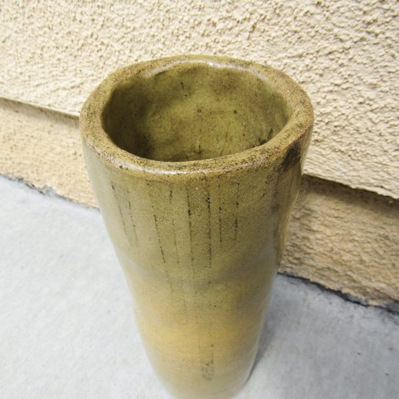 Gorgeous Wabi Sabi Style Handmade Ceramic Vase Pottery Bloom Vase/ Natural - Picture 8 of 9